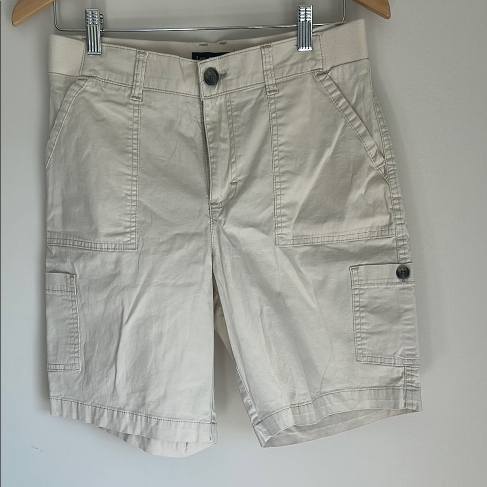 Lee Tan Cargo Shorts Relaxed Fit